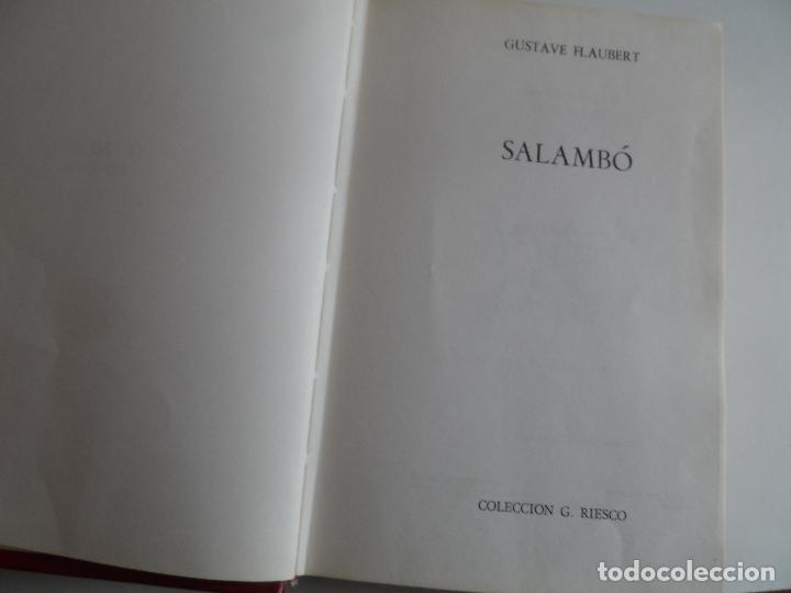 Libros de segunda mano: SALAMBO  GUSTAVE FLAUBERT   E. RIESGO 1972 - Foto 1