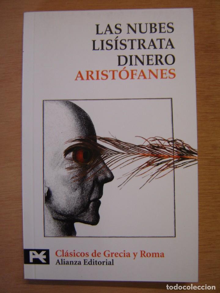 Libros de segunda mano: Las nubes - Lis&iacute;strata - Dinero - Arist&oacute;fanes - Foto 1