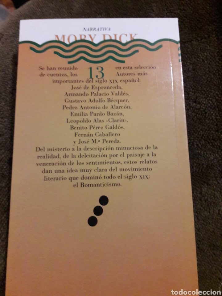 Libros de segunda mano: Cuentos del Siglo XIX. Moby Dick 1990 - Foto 2