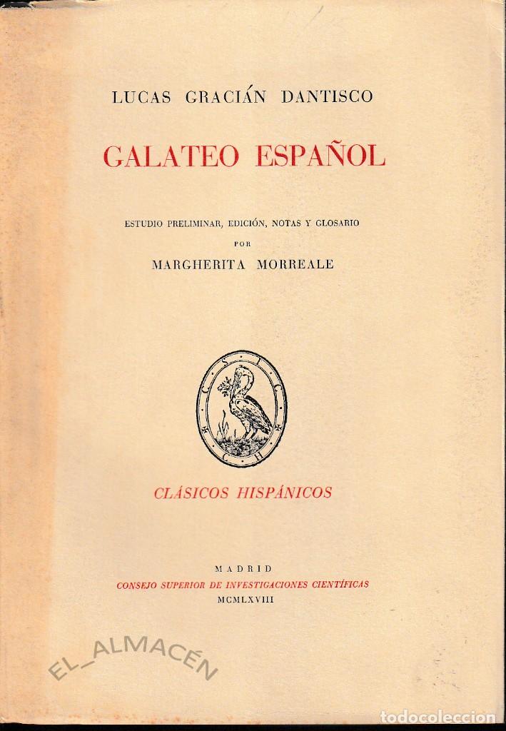 Libros de segunda mano: GALATEO ESPA&Ntilde;OL (LUCAS GRACI&Aacute;N. ED. DE 1968) SIN USAR - Foto 1