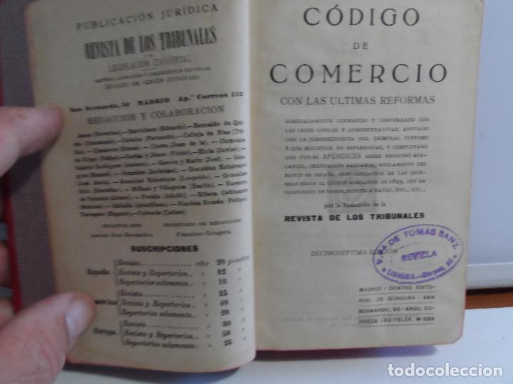 Libros de segunda mano: CODIGO DE COMERCIO - GONGORA - Foto 3