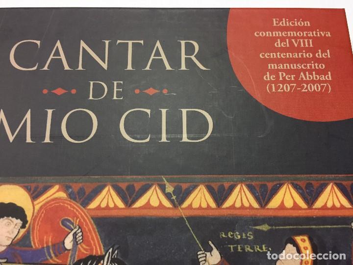 Libros de segunda mano: Cantar de Mio Cid, Edici&oacute;n conmemorativa del VII centenario (1207-2007) - Foto 2
