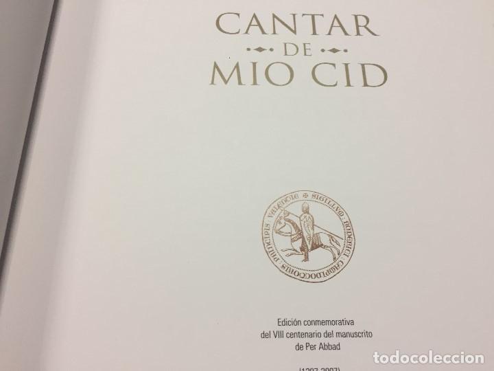 Libros de segunda mano: Cantar de Mio Cid, Edici&oacute;n conmemorativa del VII centenario (1207-2007) - Foto 3