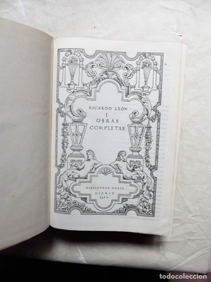Libros de segunda mano: RICARDO LEON OBRAS COMPLETAS I - Foto 2