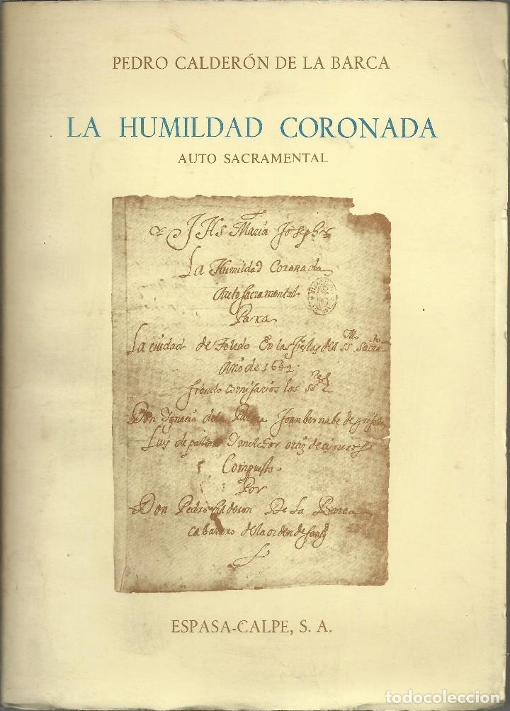 Libros de segunda mano: La humildad coronada, Calderon. - Foto 1