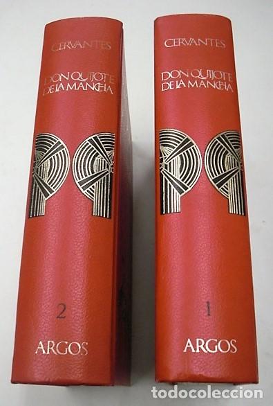 Libros de segunda mano: DON QUIJOTE DE LA MANCHA - 2 TOMOS - EDITORIAL ARGOS - 1969 - Foto 4