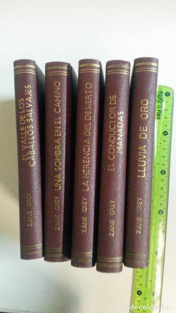 Libros de segunda mano: 5 NOVELAS DE ZANE GREY. ENCUADERNADAS. 1965 - Foto 1