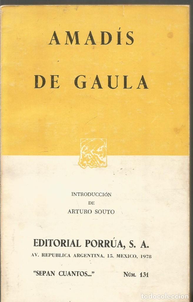 Libros de segunda mano: AMADIS DE GAULA. PORRUA - Foto 1