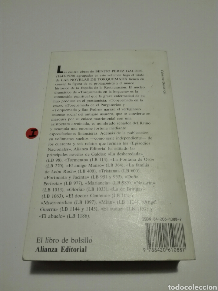 Libros de segunda mano: LAS NOVELAS DE TORQUEMADA. BENITO PEREZ GALDOS. - Foto 2