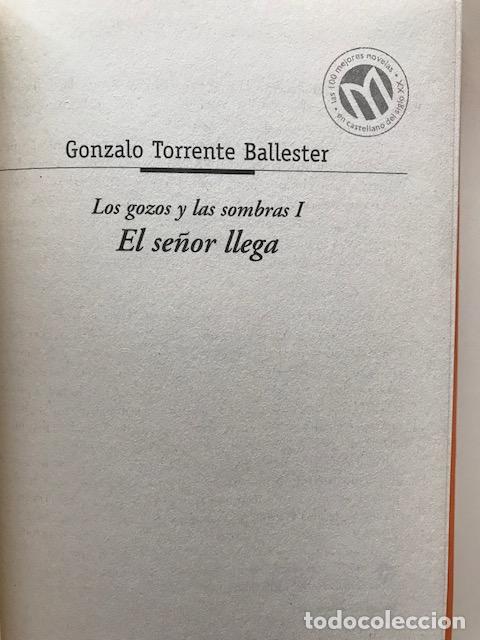 Libros de segunda mano: Los gozos y las sombras I - Gonzalo Torrente Ballester - Foto 2
