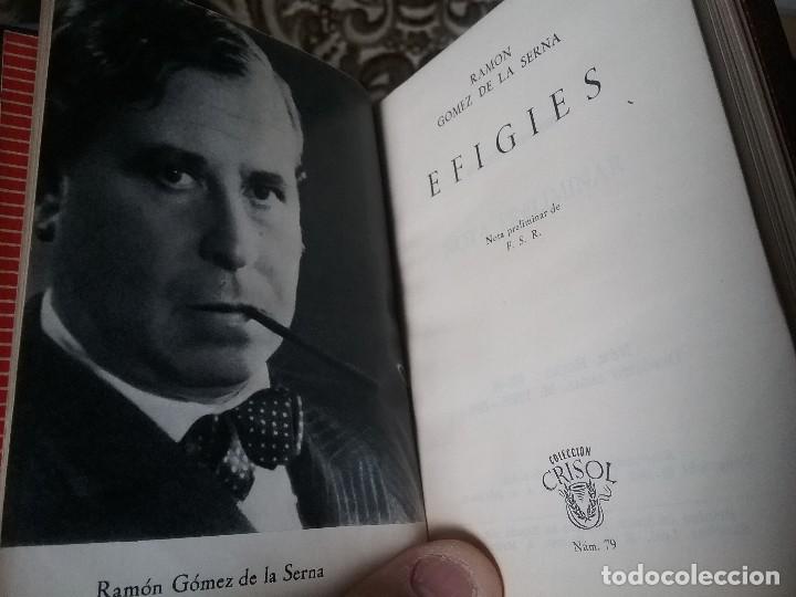 Libros de segunda mano: Efigies, de Ramon Gomez de la Serna. Crisol 79 (1960). 464 pag. - Foto 2