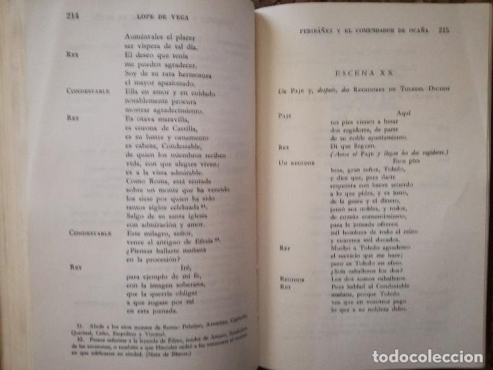 Libros de segunda mano: OBRAS DE LOPE DE VEGA. ED. VERGARA. ILUSTRADO.1968. - Foto 3