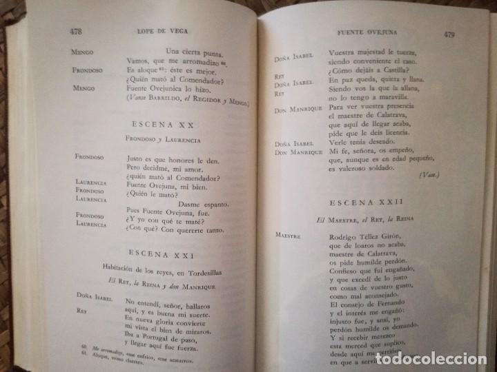 Libros de segunda mano: OBRAS DE LOPE DE VEGA. ED. VERGARA. ILUSTRADO.1968. - Foto 4