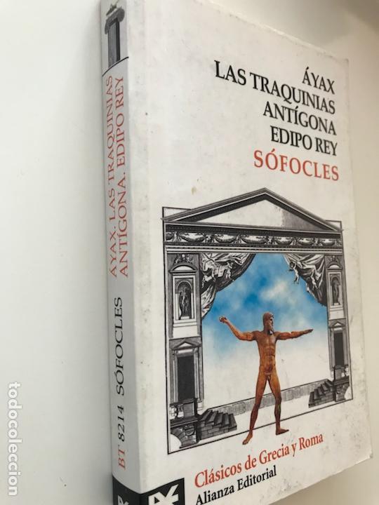 Libros de segunda mano: &Aacute;yax, Las traquinias, Ant&iacute;gona, Edipo Rey - S&oacute;focles - Foto 2