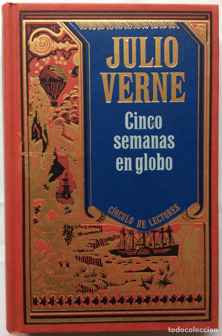 Libros de segunda mano: CINCO SEMANAS EN GLOBO. JULIO VERNE. CIRCULO DE LECTORES. 1994 - Foto 1