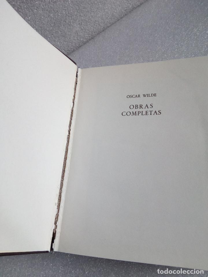 Libros de segunda mano: Oscar Wilde obras completas aguilar 1981 - Foto 3