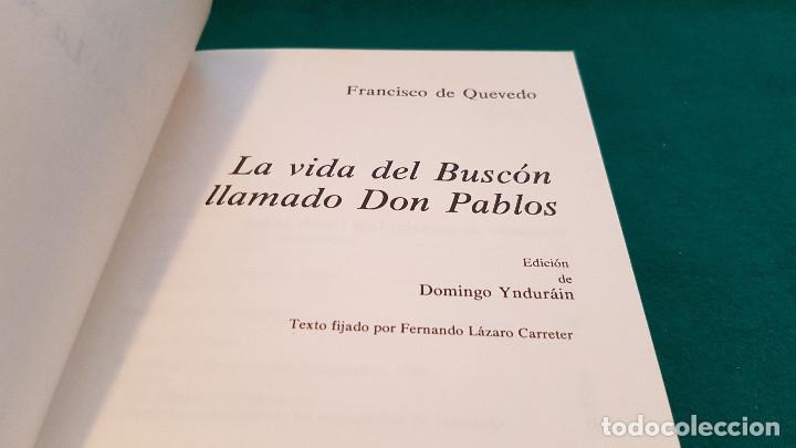 Libros de segunda mano: EL BUSCON (QUEVEDO) 1980 - Foto 3