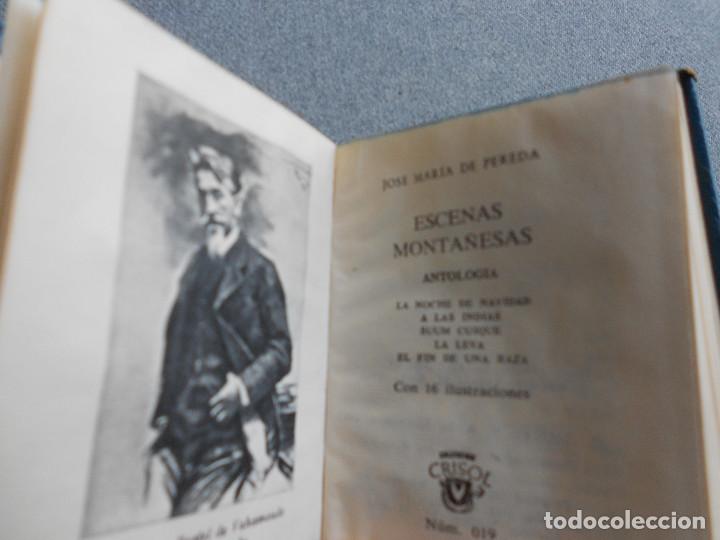 Libros de segunda mano: ESCENAS MONTA&Ntilde;ESAS. JOSE MARIA PEMAN. CRISOL - Foto 2