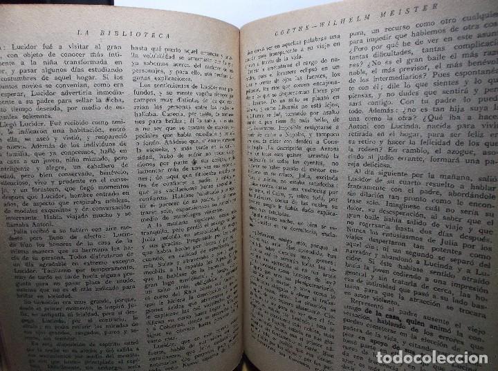 Libros de segunda mano: GOETHE - OBRAS COMPLETAS - WILHELM MEISTER - Foto 3