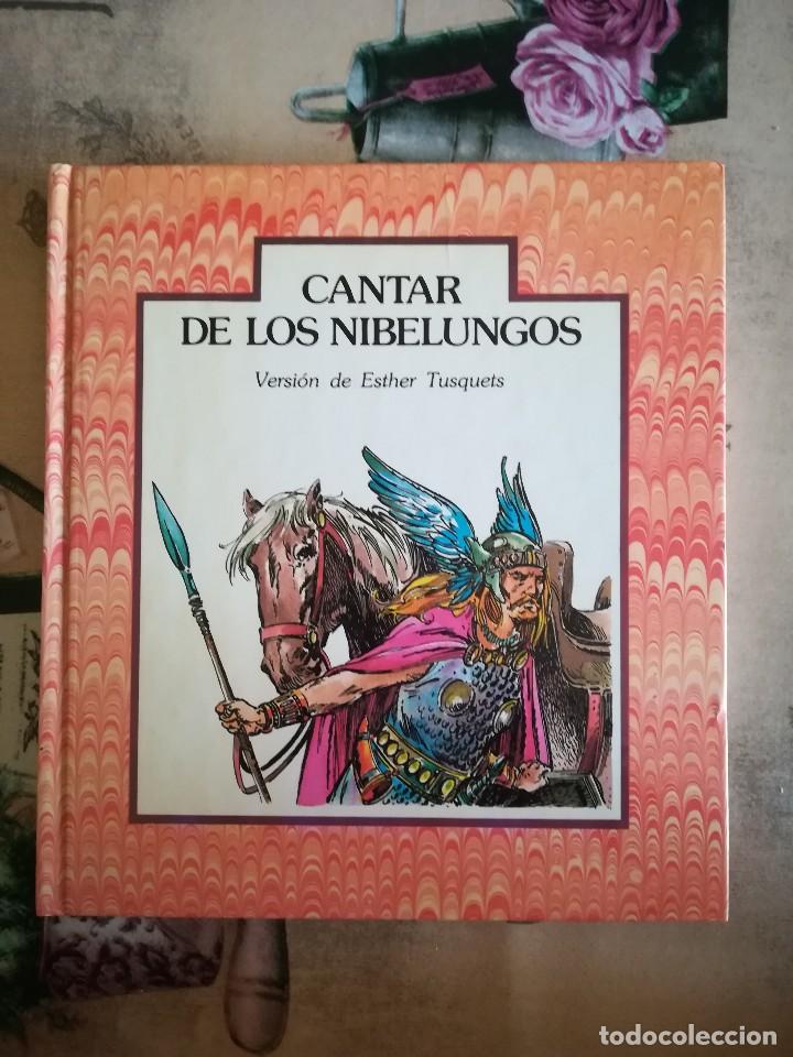 Libros de segunda mano: Cantar de los Nibelungos - Versi&oacute;n de Esther Tusquets - Foto 1