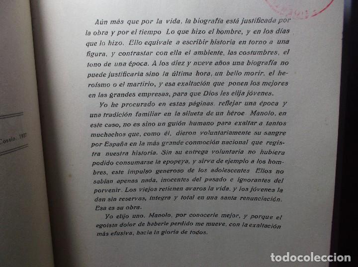 Libros de segunda mano: MANOLO - FRANCISCO DE COSSIO - 1937. - Foto 2