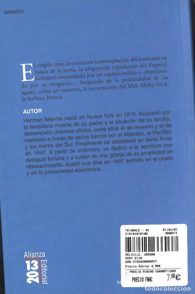 Libros de segunda mano: Moby Dick. Herman Melville. 2005 - Foto 2