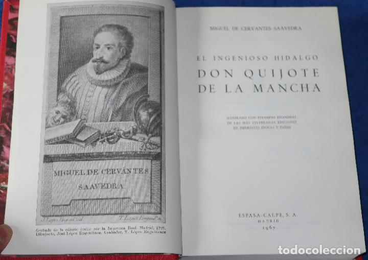 Libros de segunda mano: Don Quijote de la Mancha - Espasa Calpe (1967) - Foto 3