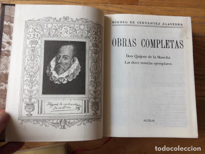 Libros de segunda mano: MIGUEL DE CERVANTES, Obras Completas 1 Aguilar - Foto 2