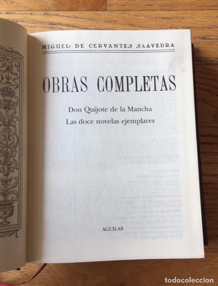 Libros de segunda mano: MIGUEL DE CERVANTES, Obras Completas 1 Aguilar - Foto 3