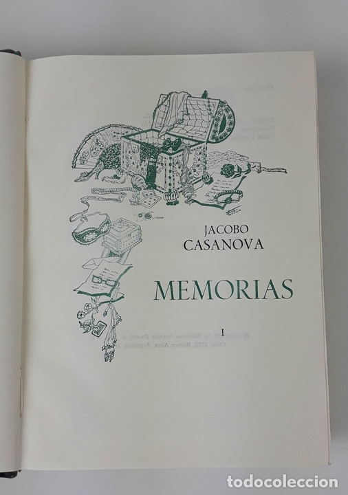 Libros de segunda mano: MEMORIAS. 2 TOMOS. JACOBO CASANOVA. ARGENTINA. 1962. - Foto 5