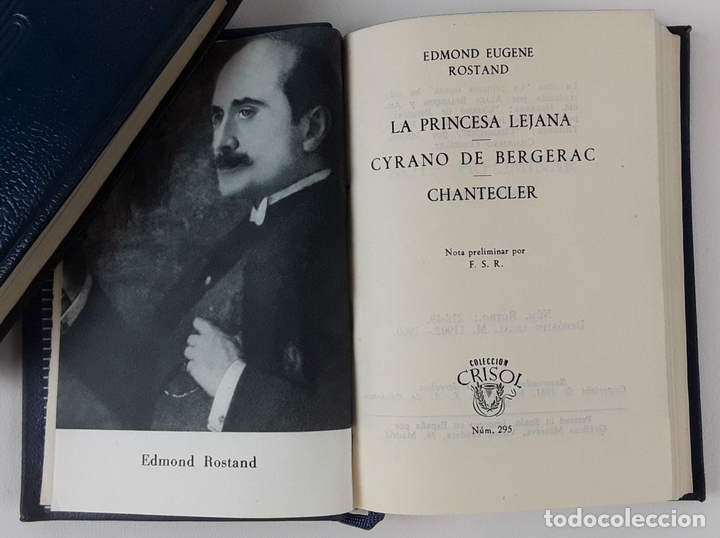 Libros de segunda mano: CYRANO DE BERGERAC. E. ROSTAND. 2 LIBROS. AGUILAR. MADRID. 1954-1961. - Foto 9