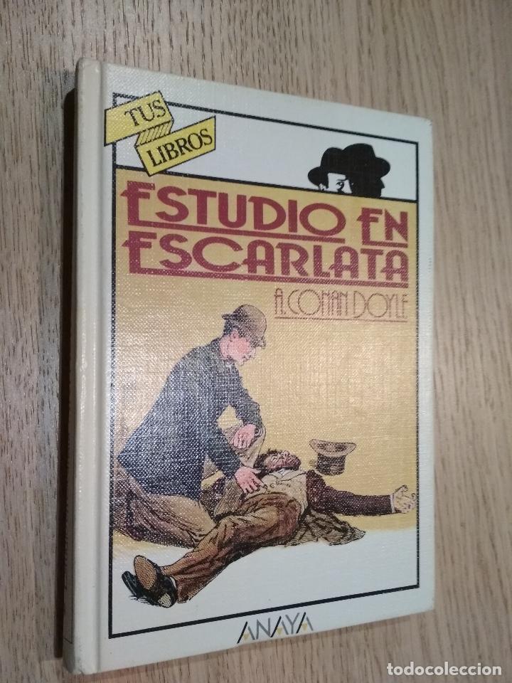 Libros de segunda mano: TUS LIBROS - Conan Doyle ESTUDIO EN ESCARLATA ANAYA - Foto 1