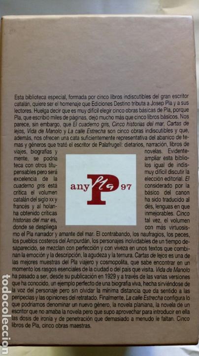 Libros de segunda mano: Biblioteca a&ntilde;o Pla. 5 libros. Josep Pla. - Foto 4
