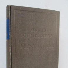 Libros de segunda mano: OBRAS COMPLETAS DE ARISTOTELES. PATRICIO DE AZCARATE. TOMO I. EDIT. ANACONDA. 1947.VER FOTOGRAFIAS. Lote 125969675