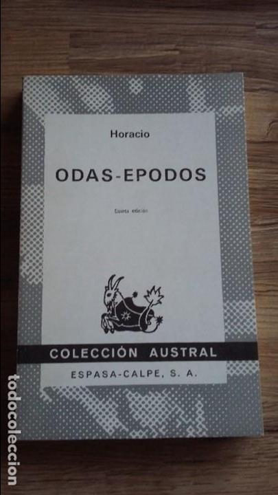 Libros de segunda mano: Odas - Epodos de Horacio 1980. Austral, Editorial Espasa Calpe 643 - Foto 1