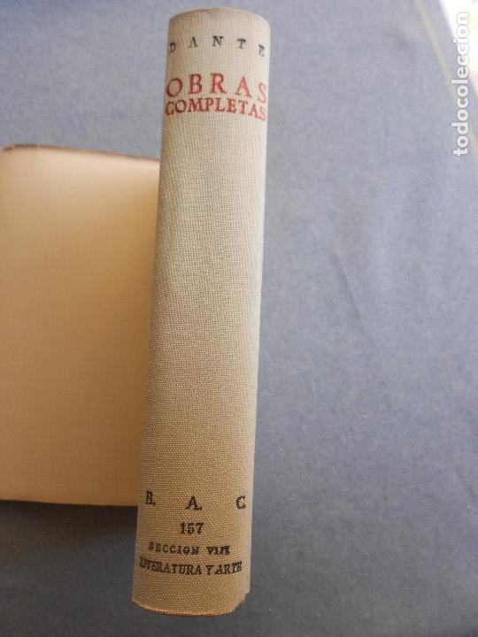 Libros de segunda mano: OBRAS COMPLETAS DE DANTE ALGHIERI - Foto 4