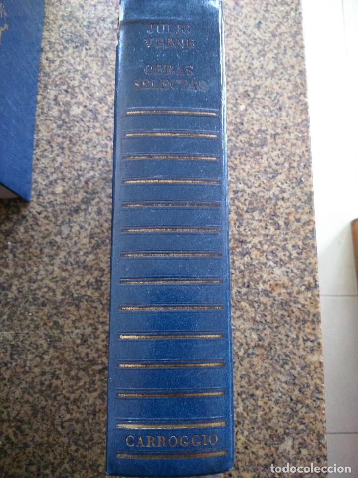 Libros de segunda mano: OBRAS SELECTAS -- JULIO VERNE -- CARROGGIO EDICIONES 1978 -- - Foto 2