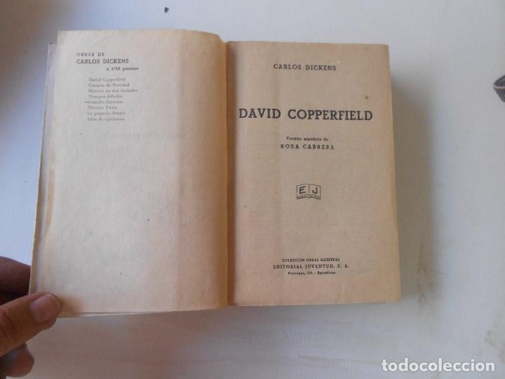 Libros de segunda mano: david copperfield carlos dickens, 1941 aprox - Foto 3