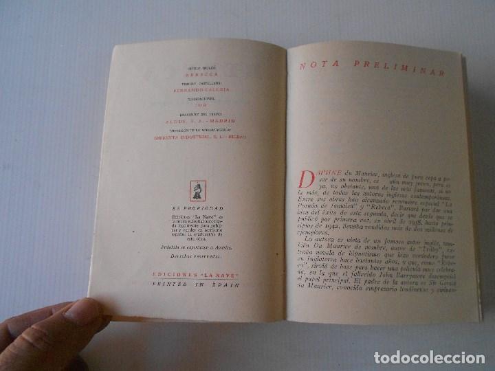 Libros de segunda mano: rebeca por daphne du maurier , ediciones la nave - Foto 2