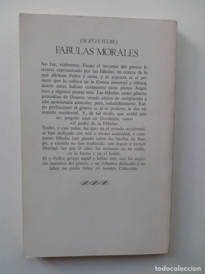 Libros de segunda mano: Fabulas morales - Esopo y Fedro - Foto 3