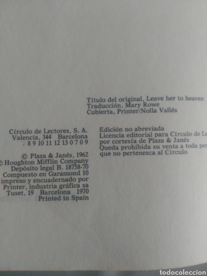 Libros de segunda mano: Que el cielo la juzgue .Ben Ames Williams - Foto 3
