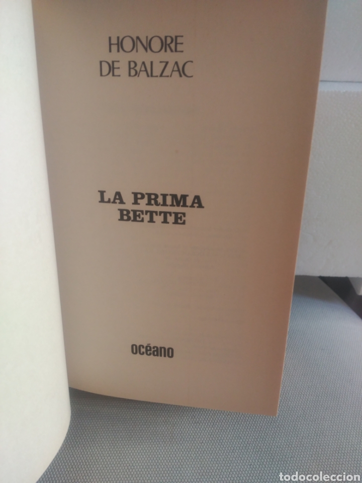 Libros de segunda mano: La prima Bette, Honore de Balzac.Editorial Oc&eacute;ano - Foto 2
