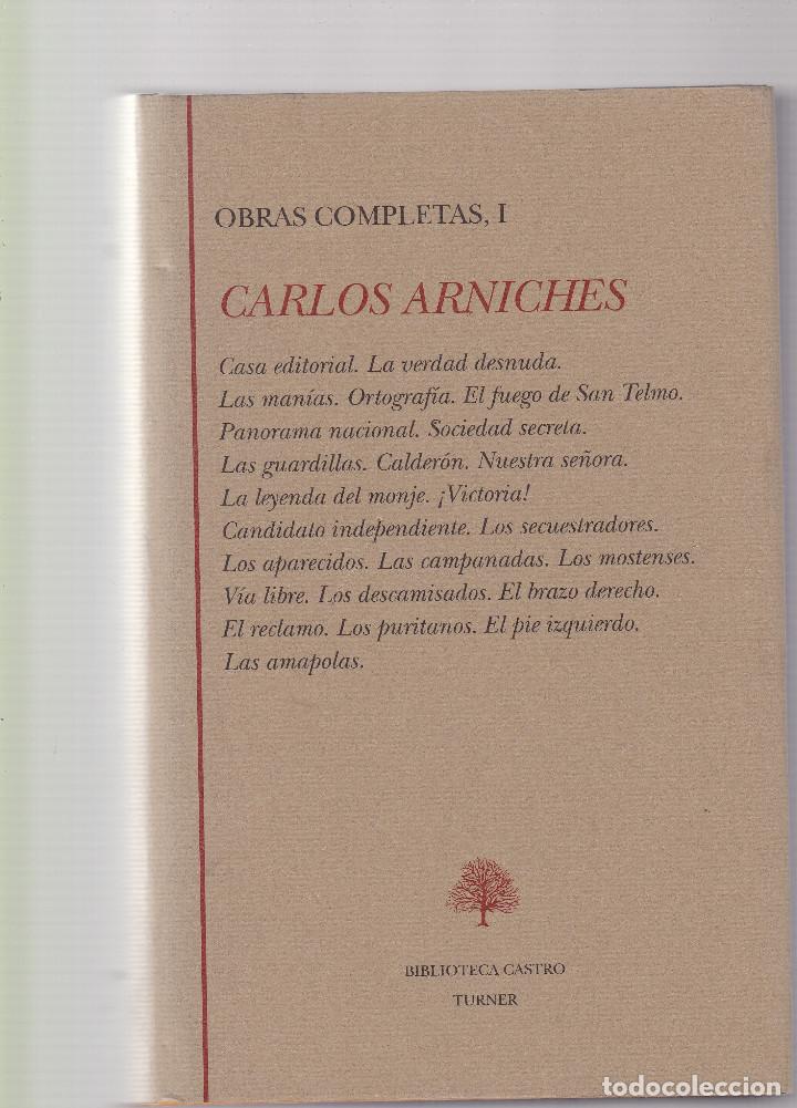 Libros de segunda mano: CARLOS ARNICHES - OBRAS COMPLETAS I - TURNER ED. 1995 - Foto 1