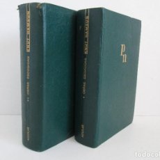Libros de segunda mano: KNUT HAMSUN, OBRAS ESCOGIDAS.TOMO I Y II,HAMBRE, PAN, BAJO LAS ESRELLAS DE OTOÑO..AGUILAR. 1973-1958