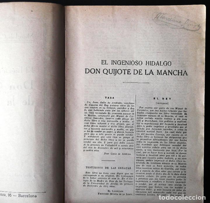 Libros de segunda mano: El Ingenioso Hidalgo Don Quijote de la Mancha. Cervantes. - Foto 2