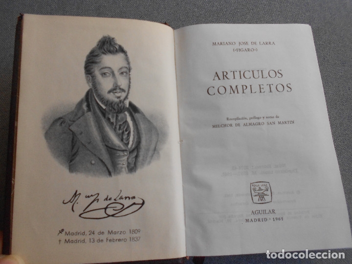 Libros de segunda mano: LARRA. ARTICULOS COMPLETOS - Foto 4