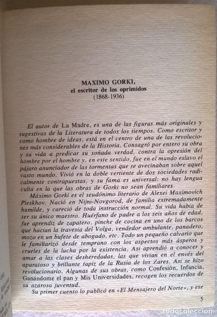 Libros de segunda mano: LA MADRE, GORKI, CLUB DEL LIBRO - Foto 3