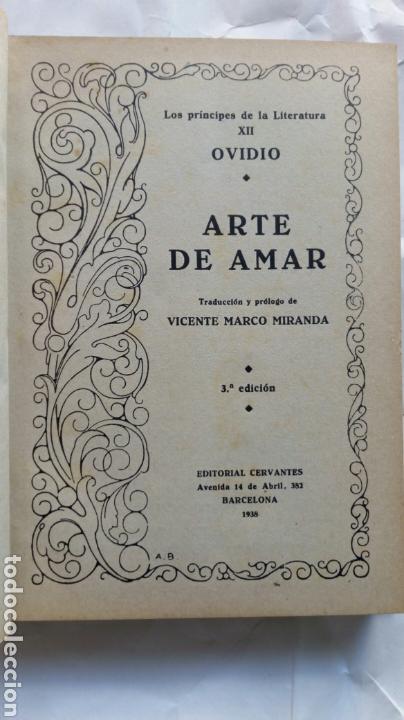 Libros de segunda mano: Arte de amar. Los amores. Ovidio - Foto 7