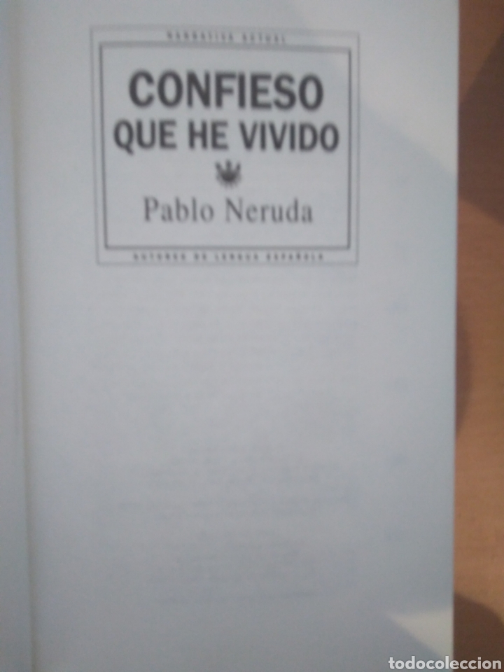 Libros de segunda mano: Confieso que he vivido, Pablo Neruda. - Foto 2