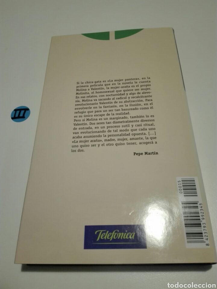 Libros de segunda mano: EL BESO DE LA MUJER ARA&Ntilde;A. MANUEL PUIG. - Foto 2
